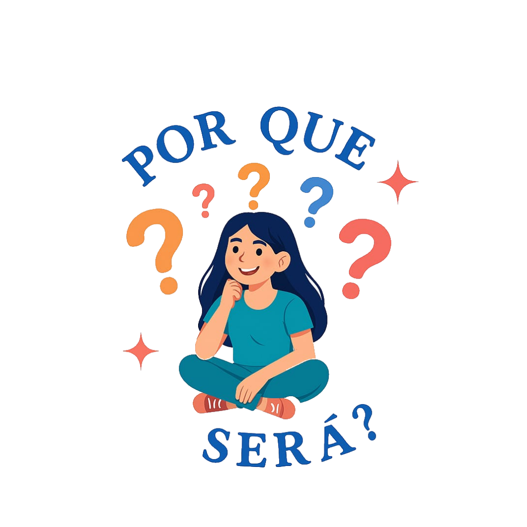 Imagem ilustrativa para o quiz com o texto Por que será?